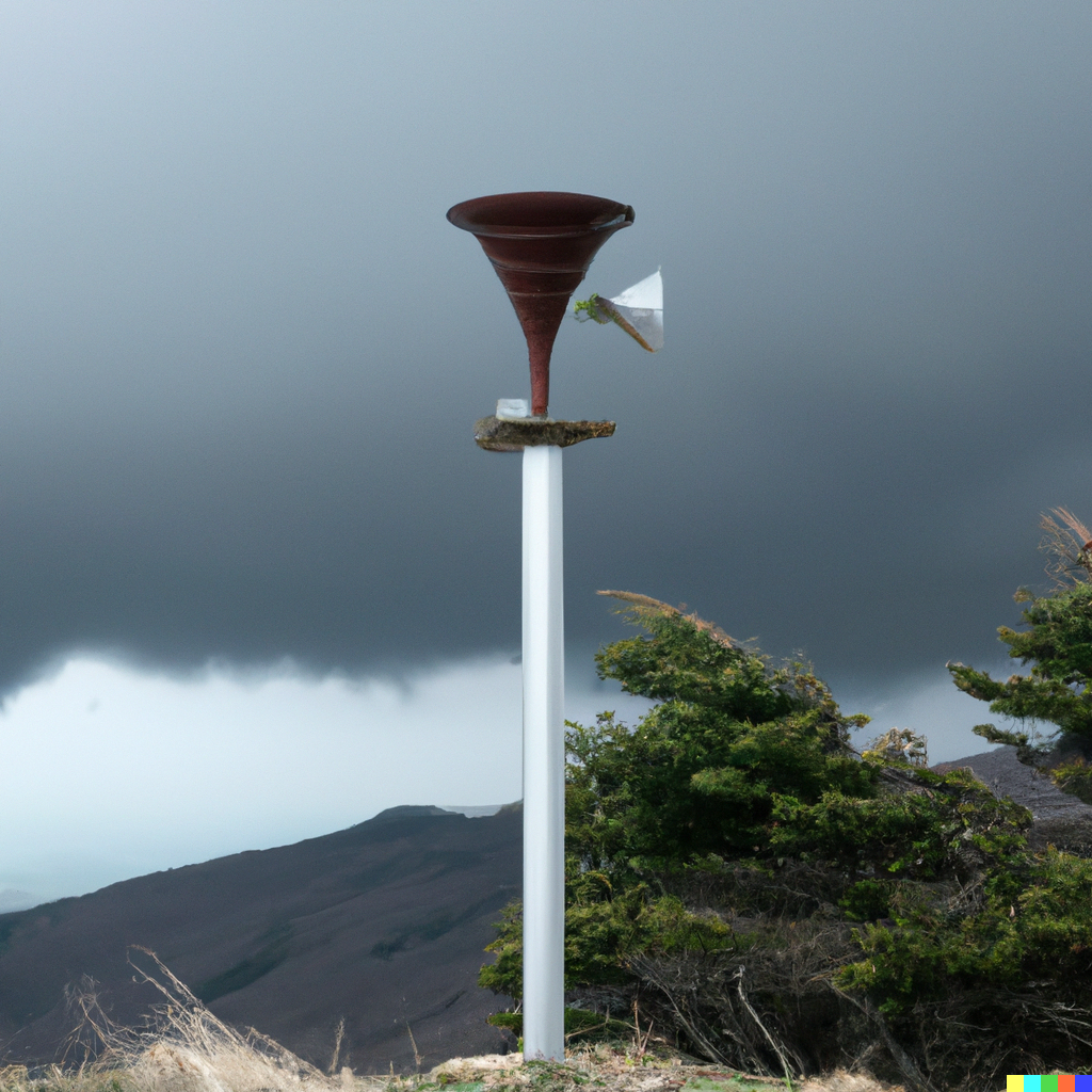 DALL·E 2023-01-29 20.10.17 - a tornado siren on the top of a mountain.png